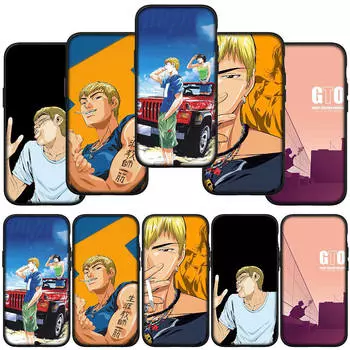 для iPhone 16 15 Xiaomi Redmi Note 13 12 11 Pro Max X 9 14 XR Samsung Galaxy A16 S24 S23 Plus Huawei OPPO Cartoon GTO Great Teacher Onizuka чехол для телефона for iPhone 13 Pro аэро