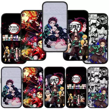 для iPhone 16 15 Xiaomi Redmi Note 13 12 11 Pro Max X 9 14 Plus XR Samsung Galaxy A15 S24 S23 Huawei OPPO Tanjirou Nezuko Demon Slayer чехол для телефона for Samsung Galaxy A20 олений