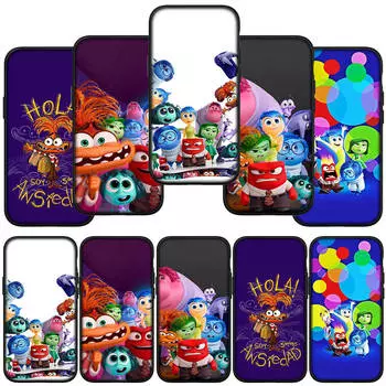 для iPhone 16 15 Xiaomi Redmi Note 13 12 11 Pro Max X 9 14 XR Samsung Galaxy S24 S23 Plus Huawei OPPO Inside Out Тревога Радость Грусть Гнев Чехол для телефона for iPhone 12 Pro олений