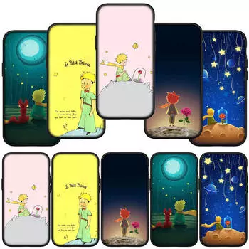 для iPhone 16 15 Xiaomi Redmi Note 13 12 11 Pro Max X 9 14 Plus XR Samsung Galaxy A15 S24 S23 Huawei OPPO Маленький принц милый чехол для телефона for iPhone 12 Pro болюс
