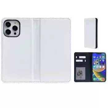 Для iPhone 16 Pro Чехол DIY Пустой Кожаный Чехол-книжка для термопереноса Набор с Внутренним ТПУ Чехлом A