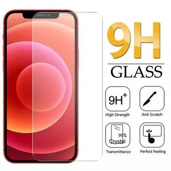 Для iPhone 6 6S 7 8 Plus SE 2020 X XR XS 12 13 14 15 mini 11 16 Pro Max 14 Plus закаленное защитное стекло экрана iPhone 13