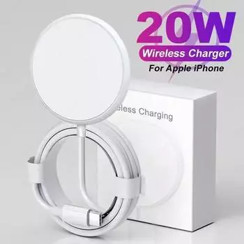Для iPhone Magsafe 16 Pro Max магнитное беспроводное зарядное устройство для Apple 15 14 Plus 13 12 11 X XS XR 8 AirPods зарядка телефон аксессуары 1 PCS