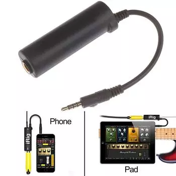 для Irig Mobile Effects Гитарные эффекты Перемещение гитарных эффектов Замена гитар на новые телефонные гитарные интерфейсные преобразователи