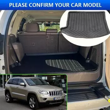 Для Jeep Grand Cherokee 2018 2015 WK2 WK 2011~2025 2013 2014 Автомобильный задний багажник, защитный коврик, аксессуары для интерьера