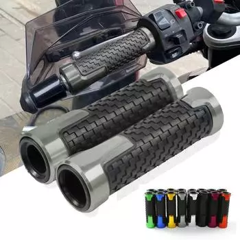 Для Kawasaki NINJA 250R 300 ER6 650 ZX6 ZX7 ZX9 ZX10 ZX12 ZX14 Z650 7/8 22MM Универсальный руль мотоцикла Ручки Ручки Конец оранжевый