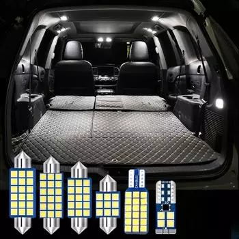 Для Kia Sorento JC XM UM 2003-2011 2012 2013 2014 2018 автомобильные светодиодные лампы салона автомобиля купольные лампы для чтения аксессуары