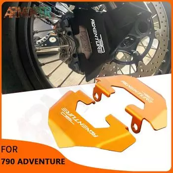 Для KTM 790 ADVENTURE/R/S 790ADV 790 ADVПередний тормозной суппорт Защитная крышка тормоза Защитная декоративная крышка мотоцикла 790ADV LOGO Black