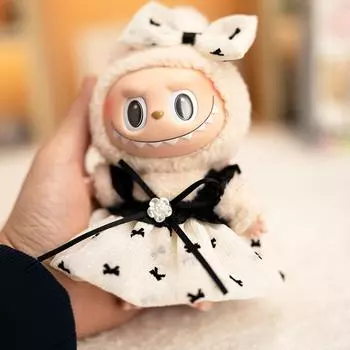 Для Labubu V1 V2 Комплект юбок на бретельках для куклы Labubu 17 см fit 17cm Labubu Doll