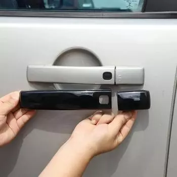 Для Land Rover Discovery 4 LR4 Range Rover Sport 08-13 для Freelander 2 10-15, крышка дверной ручки автомобиля, наклейка, автомобильные аксессуары Style B piano Black