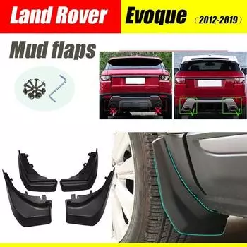 Для Land Rover Evoque брызговики land rover fenders evoque брызговики автомобильные аксессуары автостиль 2013-2018 Square exhaust pipe