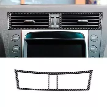 Для Lexus GS 2006-2011 Центральное управление автомобиля, вентиляционное отверстие, декоративная крышка, наклейка, наклейка на салон автомобиля чёрный