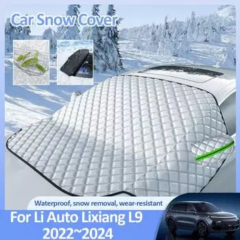 Для Li Auto Lixiang L9 2024 2024 2024 Автомобильные зимние чехлы для снега Противообледенительные лобовые стекла Козырек Защита от льда Автомобильные внешние аксессуары