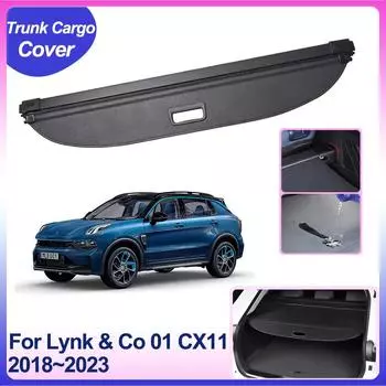 Для Lynk & Co 01 CX11 2018~2024 автомобильный задний багажник грузовой щиток тень занавеска автоматическая перегородка безопасности аксессуары конфиденциальности