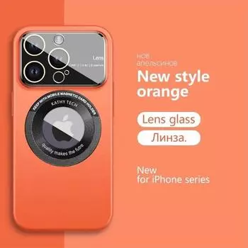 Для Magsafe матовый магнитный чехол с беспроводной зарядкой для iPhone 15 14 13 12 11 Pro Max Plus защитный противоударный чехол для объектива камеры For iPhone 15 Pro
