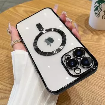 Для Magsafe модный защитный чехол для линз для iPhone 14 13 12 11 Pro Max силиконовый чехол для беспроводной магнитной зарядки для камеры For iPhone 13 Pro