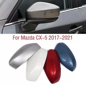 Для Mazda CX-5 CX5 2017 2018 Автомобильное зеркало заднего вида, крышка, крышка, крыло, дверь, боковое зеркало, корпус, дом unpainted left