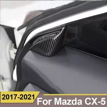 Для Mazda CX-5 CX5 CX 5 2017 2018 автомобиля передняя дверь окно внутренний треугольник Колонка крышка наклейки отделка аксессуары ABS Chrome