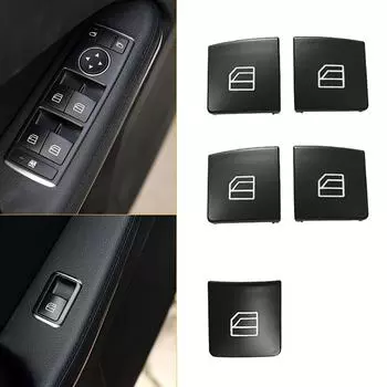 Для Mercedes Benz ABCE GLA GLK Class W176 W246 W204 W212 W207 W156 X204 Крышка переключателя кнопки стеклоподъемника салона автомобиля