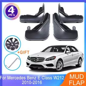 Для Mercedes Benz E Class W212 Sport 2010 ~ 2016 Брызговики Брызговики Автомобильные аксессуары Обновление 4x двигателя W212 Standard 08-13