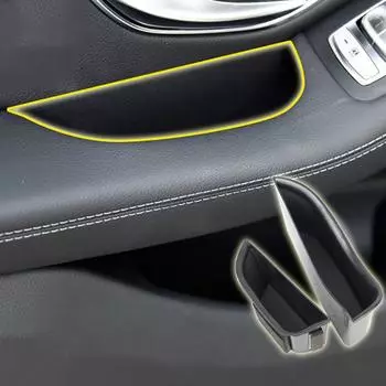 Для Mercedes Benz New C GLC Class 2016 2017 2018 X253 C253 W205 C205 ящик для хранения на двери автомобиля лоток-органайзер аксессуары для интерьера