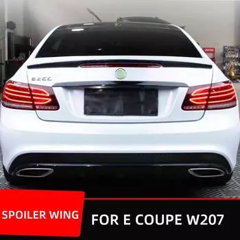 Для Mercedes Benz W207 E Class 2 Door Coupe спойлер 2008-2015 E200 E260 E350 ABS пластиковый материал автомобиля задняя крышка багажника крылья