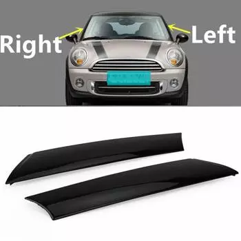 Для MINI Cooper R55 R56 R57 COLUMN 2007-2015 стойка стойки переднего лобового стекла глянцевая черная отделка 1 PCS Left