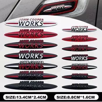 Для Mini Cooper S F55 F56 F60 F53 F54 R55 R56 R60 R61 R58 F57 Cooper Works металлический значок автомобиля Декор кузова наклейки Запчасти A1