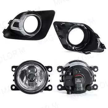 Для Mitsubishi ASX 2011 2012 2013 светодиодные противотуманные фары, галогенные фары, рамка капота, рамка, водонепроницаемые автомобильные аксессуары, 12 В