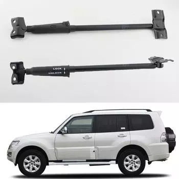 Для Mitsubishi Pajero Montero IV 2006-2018 задняя дверь стойка багажника автомобиля стойки 5822A001 5822A020 опорная планка багажника автомобиля чёрный