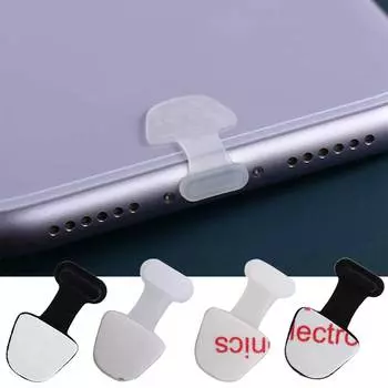 Для мобильного телефона USB-порт для зарядки Защитная заглушка Type-C Пылезащитная заглушка для телефона Противопыльные заглушки for Type-C чёрный