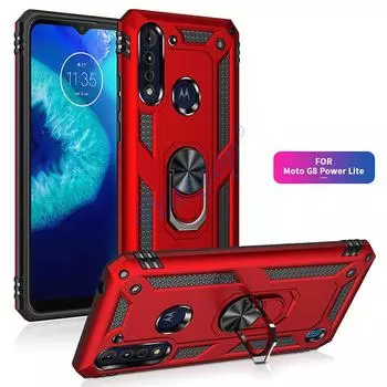 Для Moto G8 Power Lite для телефона Moto G 8 Power Lite чехол противоударный доспех прочный военный защитный автомобильный держатель магнитный чехол Moto G8 Power Lite