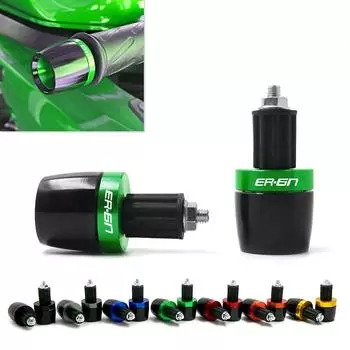 Для мотоцикла Kawasaki ER-6N ER6N ER 6N 7/8 22 мм руль ручки руля концы универсальная крышка противовеса заглушка слайдер крышка золотой