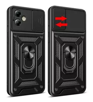 Для Motorola Moto G14 G54 G84 чехол Броня противоударный защитный чехол для телефона для Moto G14 G54 G84 кольцо-держатель задняя крышка For Moto G14 золотой