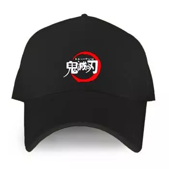 Для мужчин Demon Slayer Kimetsu No Yaiba Kamado аниме черная бейсболка унисекс женские кепки модная шляпа в стиле хип-хоп Adjustable