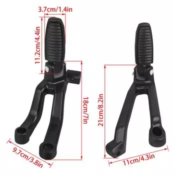 Для Nightster 975 Nightster RH975 RH 975 22-24 пассажира Регулируемые задние подножки Подставка для ног Комплект для крепления педалей Подножки чёрный