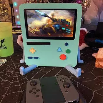 Для Nintendo Switch держатель Базовая игровая консоль стойка для хранения Кронштейн Портативное зарядное устройство Док-станция Поддержка экрана для Switch зарядная стойка синий