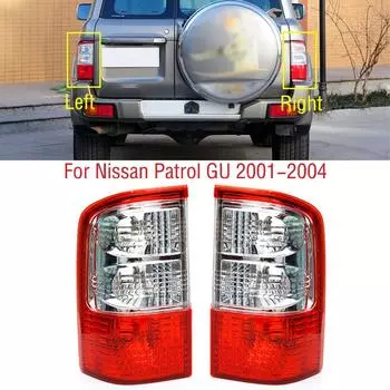 Для Nissan Patrol GU 2001 2002 2003 2004 Автомобильный задний бампер задний фонарь стоп-сигнал задний фонарь задний фонарь без 1pc left