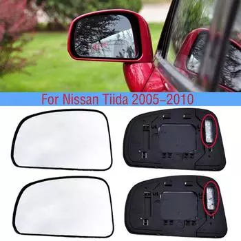 Для Nissan Tiida 2005 2006 2007 2008 2009 2010 автомобиля наружное крыло двери боковое зеркало заднего вида объектив With heated right