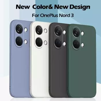 Для OnePlus Nord 3 Чехол Квадратный Жидкий Силиконовый Чехол Для Телефона Для OnePlus Nord 3 One Plus Nord 3 Nord3 Мягкий ТПУ Задняя Крышка For OnePlus Nord 3
