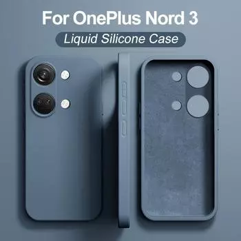 Для OnePlus Nord 3 Чехол Жидкий Силикон Полная Защита Мягкий Чехол Для OnePlus Nord 3 One Plus Nord 3 Nord3 Чехлы для Телефонов For OnePlus Nord 3