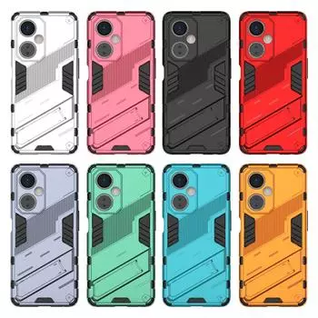 Для OnePlus Nord CE 3 CE3 Lite чехол противоударный жесткий бронированный чехол-подставка для телефона задняя крышка For OnePlus Nord CE3 Lite небесно-голубой