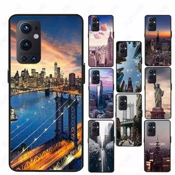 Для OnePlus Nord N10 N100 чехол CE 5G Funda Нью-Йорк Силиконовые чехлы для One Plus 6 5T 6T 7T 8T 8PRO 9PRO чехол для телефона Oneplus 5T