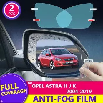 Для Opel Astra HJK 2004-2015 2016 2017 2018 полное покрытие зеркала заднего вида, противотуманная пленка для автомобильного зеркала, автомобильные аксессуары Round 95mm x 95mm