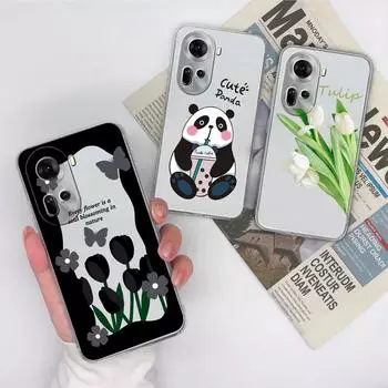 Для OPPO A3 Realme 12 Lite P1 C67 Pro+ Narzo 70 Чехол для телефона Чехол с мультяшным рисунком Прозрачный силиконовый мягкий противоударный чехол высокого качества для OPPO Oppo Reno 11 5G