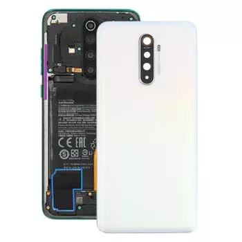 Для OPPO Realme X2 Pro оригинальная задняя крышка аккумулятора с крышкой объектива камеры белый