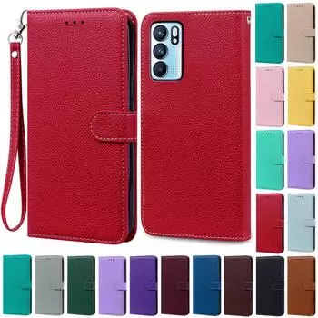 Для OPPO Reno 6 чехол-кошелек кожаный флип-чехол для OPPO Reno 6 5G чехол OPPO Reno 6 Pro 5G чехол для телефона Reno6 Pro Plus Coque Fundas For Reno 6 4G светло-синий