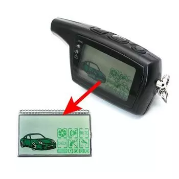 Для Pando DXL3000 ЖК-экран DXL3000 Двухсторонняя сигнализация Автомобильный ЖК-экран с дистанционным управлением DXL3000 LCD Display