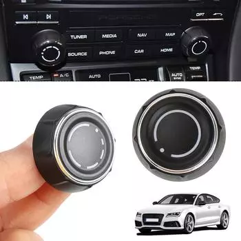 Для Porsche Cayenne Panamera Macan центральная консоль ручка регулировки громкости аудио CD переключатель управления 97064292901 97064293001 left