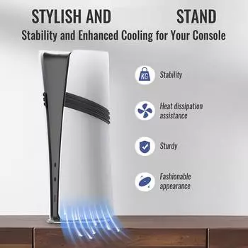 Для Pro/slim Universal Host вертикальная стойка Полная продукция Подставка игровая круглая база электронная G4C7 Blue-1pcs
